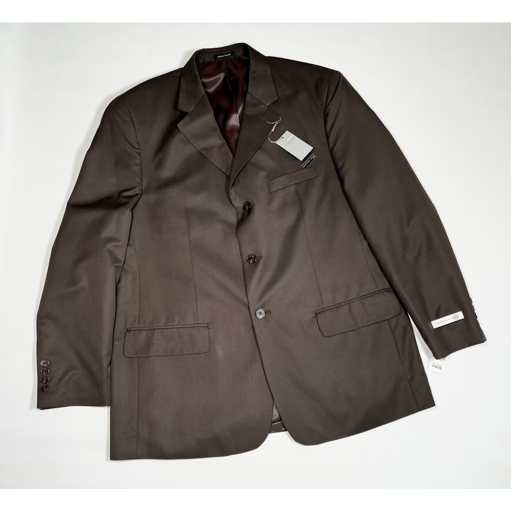 NWT Geoffrey Beene Brown Blazer Size 44R RN 99641